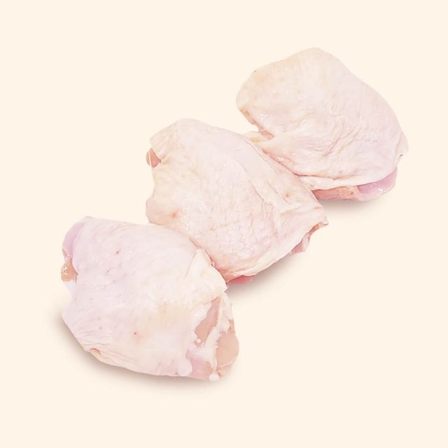 Boneless chicken thighs with skin